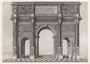 Speculum Romanae Magnificentiae: Arch of Constantine, 1583., 1583. Creator: Anon.