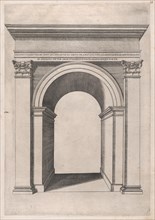 Speculum Romanae Magnificentiae: Arch of Gallienus, 16th century., 16th century. Creator: Anon.