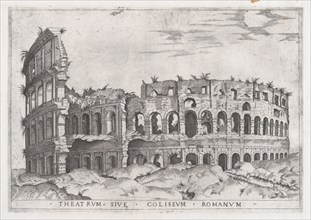 Speculum Romanae Magnificentiae: The Coloseum, 16th century., 16th century. Creator: Anon.