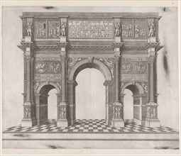 Speculum Romanae Magnificentiae: Arch of Constantine, 16th century., 16th century. Creator: Anon.