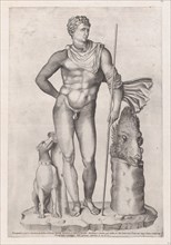 Speculum Romanae Magnificentiae: Statue of Meleager, 1555., 1555. Creator: Anon.