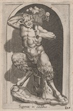 Speculum Romanae Magnificentiae: Satyr (Satyrus in caedibus), 16th century., 16th century. Creator: Anon.