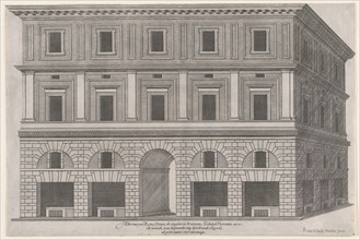 Speculum Romanae Magnificentiae: Alberini Palace, late 16th century., late 16th century. Creator: Anon.