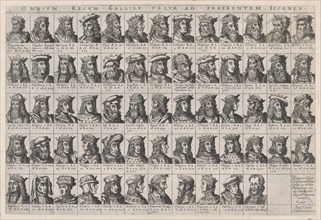 Speculum Romanae Magnificentiae: Small Portraits of the French Kings from Pharamond to Hen..., 1586. Creator: Anon.