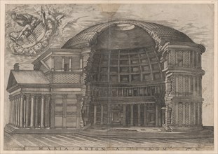 Speculum Romanae Magnificentiae: The Pantheon, 16th century., 16th century. Creator: Anon.