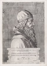 Speculum Romanae Magnificentiae: Aristotle, 1553., 1553. Creator: Anon.