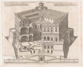 Speculum Romanae Magnificentiae: Farnese Palace, 16th century., 16th century. Creator: Francesco Villamena.
