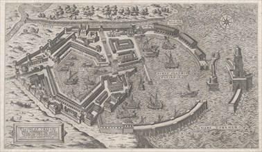 Speculum Romanae Magnificentiae: Port of Rome, 1581., 1581. Creator: Giovanni Ambrogio Brambilla.