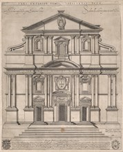 The Gesù, Rome, from the 'Speculum Romanae Magnificentiae:', 1589., 1589. Creator: Giovanni Ambrogio Brambilla.