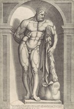 Speculum Romanae Magnificentiae: The Farnese Hercules, 1562., 1562. Creator: Jacob Bos.
