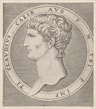 Speculum Romanae Magnificentiae: Claudius, from The Twelve Caesars, ca. 1500-1534., ca. 1500-1534. Creator: Marcantonio Raimondi.
