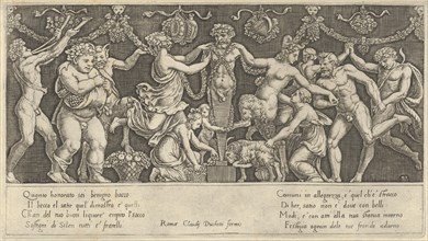 Speculum Romanae Magnificentiae: Sacrifice to Priapus, 16th century., 16th century. Creator: Master of the Die.