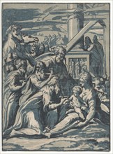 Adoration of the Magi, 1540-50., 1540-50. Creator: Niccolo Vicentino.
