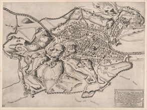 Speculum Romanae Magnificentiae: View of Rome from the East, 16th century., 16th century. Creator: Nicolas Beatrizet.