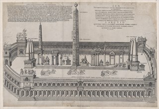 Speculum Romanae Magnificentiae: Circus Maximus, 1553., 1553. Creator: Nicolas Beatrizet.