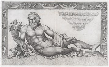 Speculum Romanae Magnificentiae: The Tiber, mid-16th century., mid-16th century. Creator: Nicolas Beatrizet.