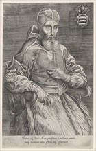 Portrait of Pope Paulus IV, 1530-66., 1530-66. Creator: Nicolas Beatrizet.