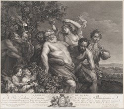 The Triumph of Silenus, 1775-78., 1775-78. Creator: Nicolas de Launay.