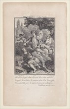 Canto 42, Stanza 64, from Orlando Furioso, 1774., 1774. Creator: Nicolas de Launay.