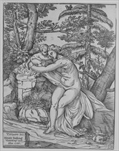 Venus and Cupid, 1566., 1566. Creator: Nicolo Boldrini.
