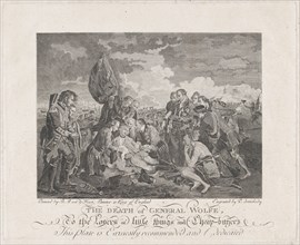 The Death of General Wolfe (September 13, 1759), after 1776., after 1776. Creator: P. Somebody.