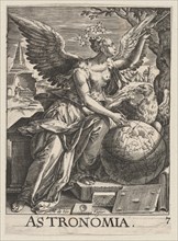 Plate 7: Astronomia, from The Seven Liberal Arts, ca. 1628-66., ca. 1628-66. Creator: Paul Fürst.