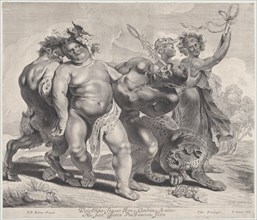 Drunkenness of Bacchus, 1630-57., 1630-57. Creator: Jonas Suyderhoef.