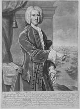 William Shirley, Governor of Massachusetts, 1747., 1747. Creator: Peter Pelham.