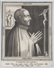 St. Ignatius of Loyola, from the series Male Founders of Religious Orders, before 1610., before 1610 Creator: Philip Galle.