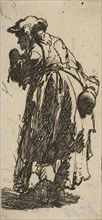 Old Beggar Woman with a Gourd, ca. 1629., ca. 1629. Creator: Rembrandt Harmensz van Rijn.