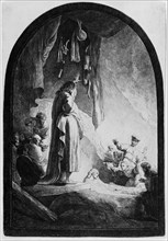 The Raising of Lazarus: The Larger Plate, ca. 1632., ca. 1632. Creator: Rembrandt Harmensz van Rijn.
