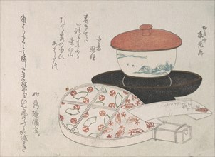 Teacup and Tea Heater. Creator: Ryugetsusai Shinko.