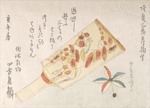 Battledore and Shuttlecock, 1810., 1810. Creator: Shinsai.