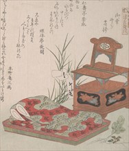 Cabinet for the Toilet and Bedclothes, 19th century., 19th century. Creator: Shinsai.