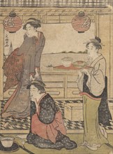 An Entertainment at Shinagawa, ca. 1788., ca. 1788. Creator: Sakuragawa Bunkyo.