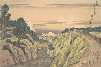View of Ochanomizu in the Eastern Capital, ca. 1830., ca. 1830. Creator: Shotei Hokuju.