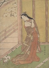 Onna San no Miya (the Third Princess), 1768-70., 1768-70. Creator: Suzuki Harunobu.