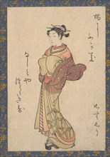 The Courtesans, from the series, "Seiro Bijin Awase Carver End Shigoro" (sic), ca. 1765., ca. 1765. Creator: Suzuki Harunobu.