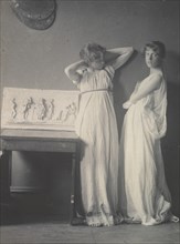Two Pupils in Greek Dress, 1883., 1883. Creator: Thomas Eakins.
