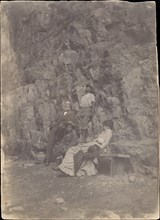 [William H. Macdowell and Margaret Eakins in Saltville (or Clinch Mountain), Virginia],..., 1880-82. Creator: Attributed to Thomas Eakins.