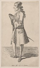 Macklin Orator, 1750-80., 1750-80. Creator: Thomas Patch.