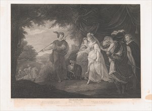 The Princess, Rosaline, etc. (Shakespeare, Love's Labour's..., first published 1793; reissued 1852. Creator: Thomas Ryder.