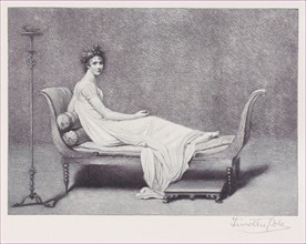 Madame Récamier, 1909., 1909. Creator: Timothy Cole.