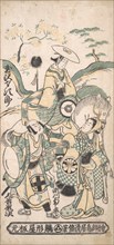 Scene from a Drama, ca. 1750., ca. 1750. Creator: Torii Kiyomasu I.