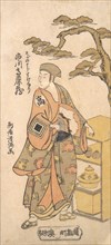 The Actor Ichikawa Komazo as the Peddler Soga no Juro Sukenari, 1761., 1761. Creator: Torii Kiyomitsu.
