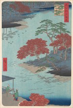 Inside the Akiba Shrine at Ukeji, 8th month, Snake year 1857., 8th month, Snake year 1857. Creator: Ando Hiroshige.