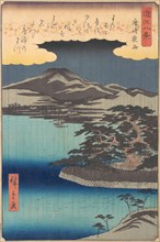 Pine Tree at Karasaki, 1857., 1857. Creator: Ando Hiroshige.