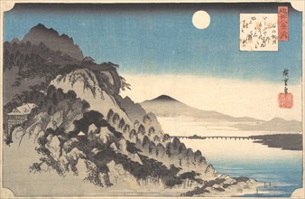 Autumn Full Moon at Ishiyama Temple (Ishiyama shugetsu), from the series Eight Views of..., 1834-35. Creator: Ando Hiroshige.
