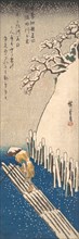Snow on the Sumida River, ca. 1835., ca. 1835. Creator: Ando Hiroshige.