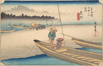 Mitsukei Tenryugawa, ca. 1834., ca. 1834. Creator: Ando Hiroshige.